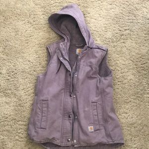 Carhartt hoodie vest small
